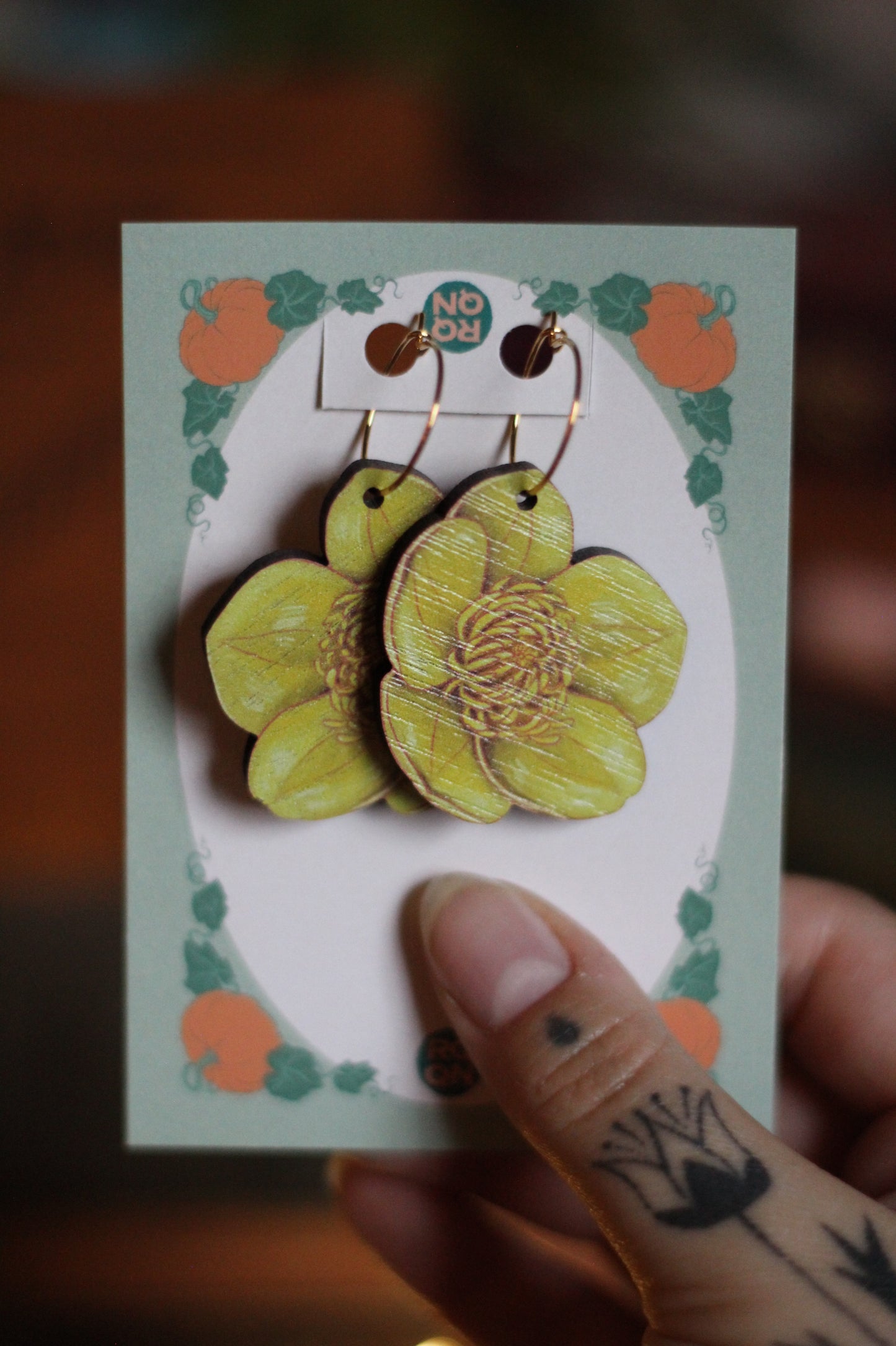 ✵ Boucles Bouton d'or ✵