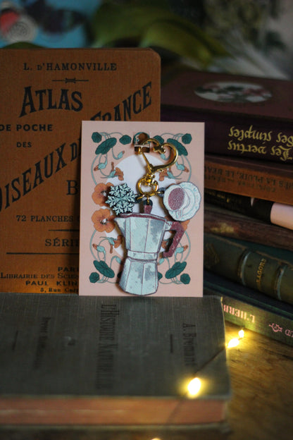 ✺ Porte-clé cafetière ✺