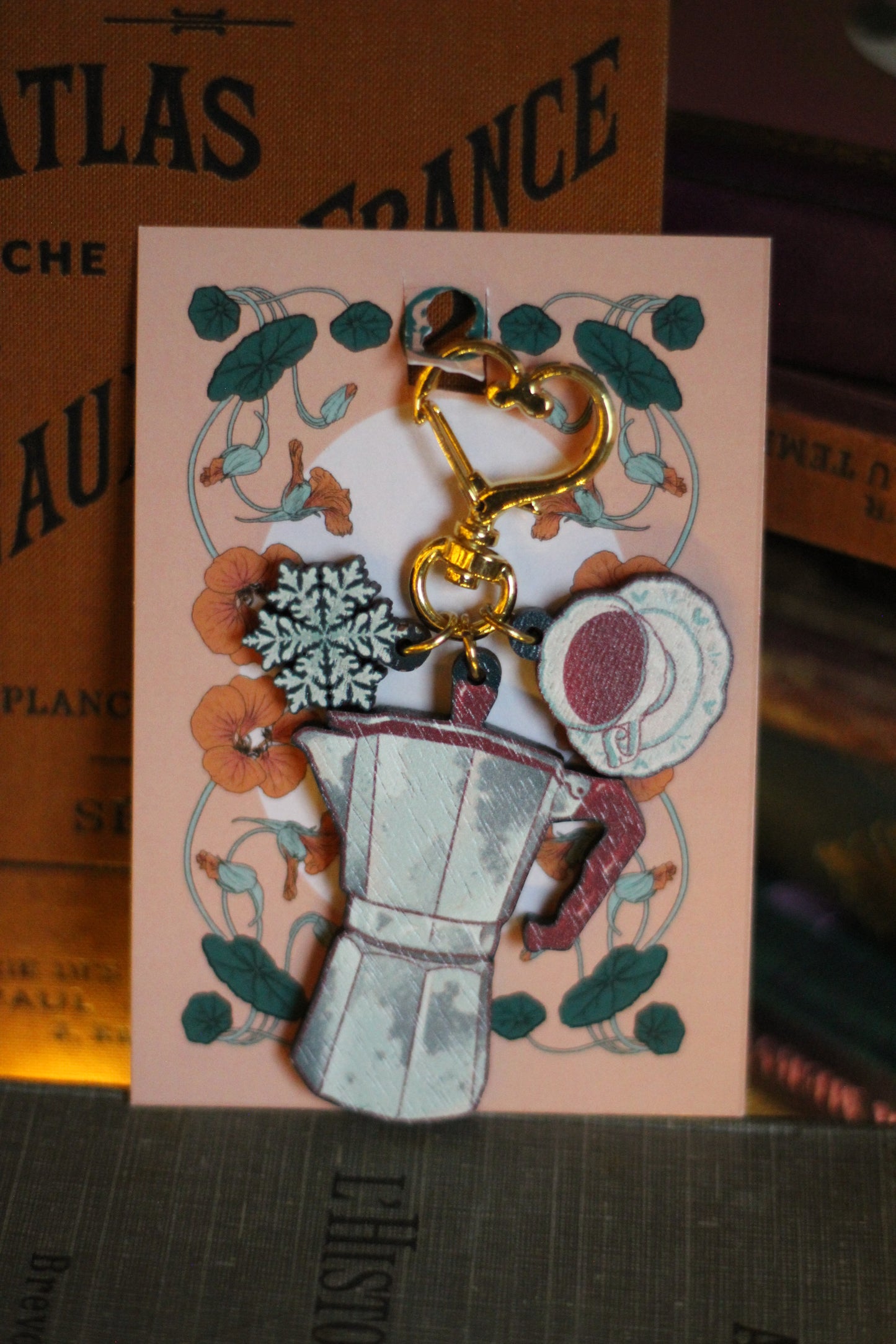 ✺ Porte-clé cafetière ✺