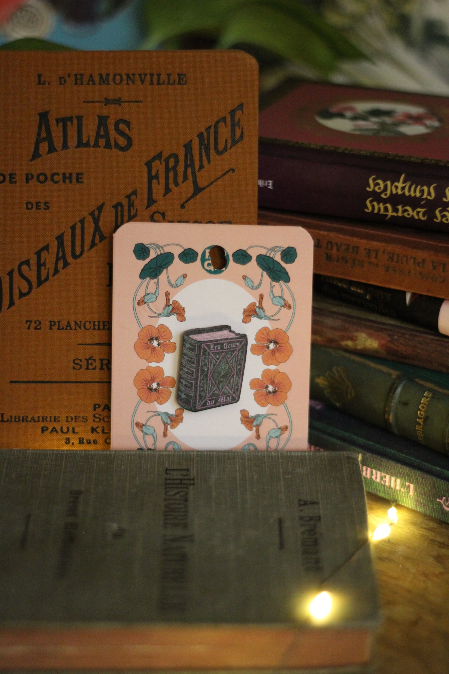 ✦ Pin's livre vert ✦