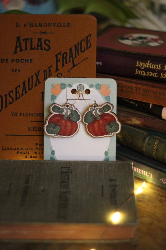 ✵ Boucles citrouille ✵