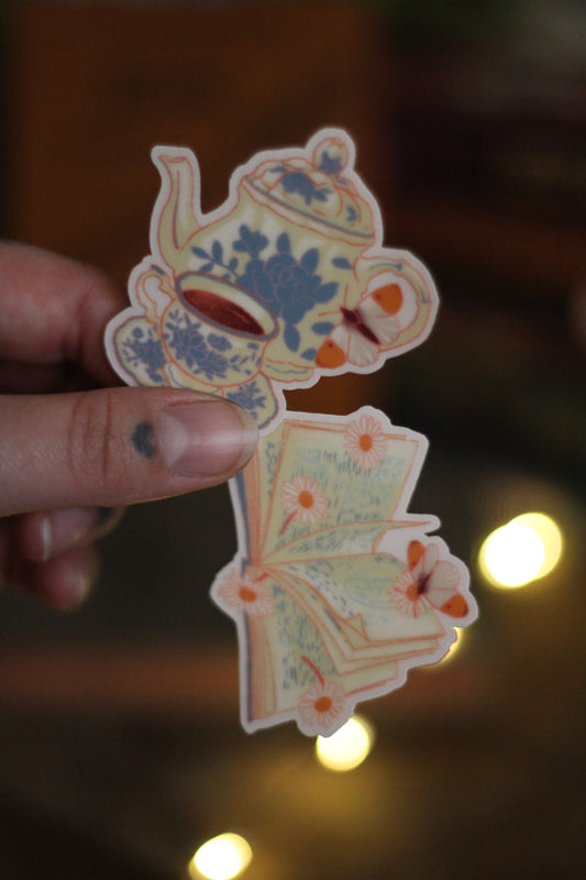 ❃ stickers thé lecture ❃