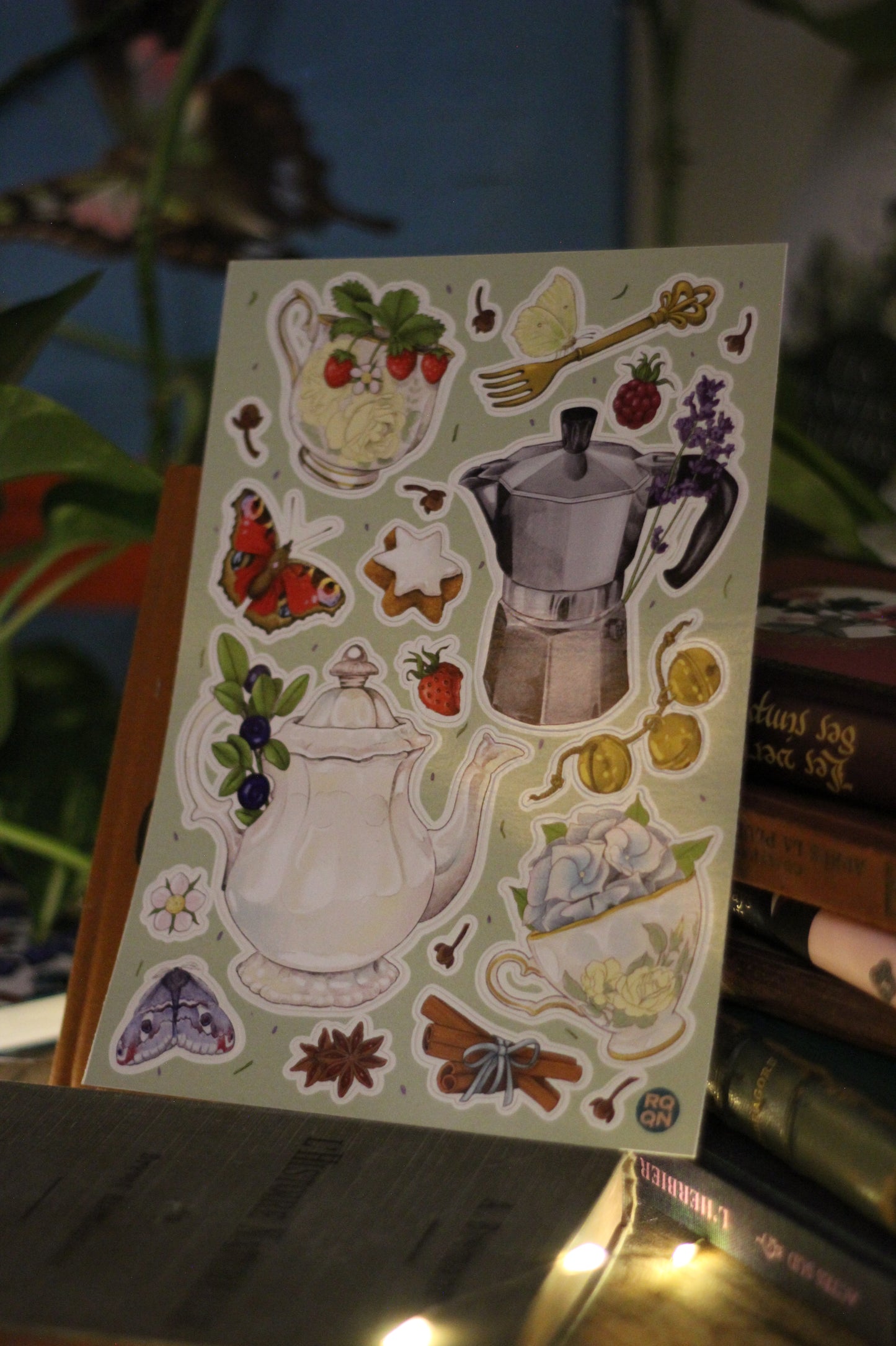 ❃ Planche de stickers Tea time ❃