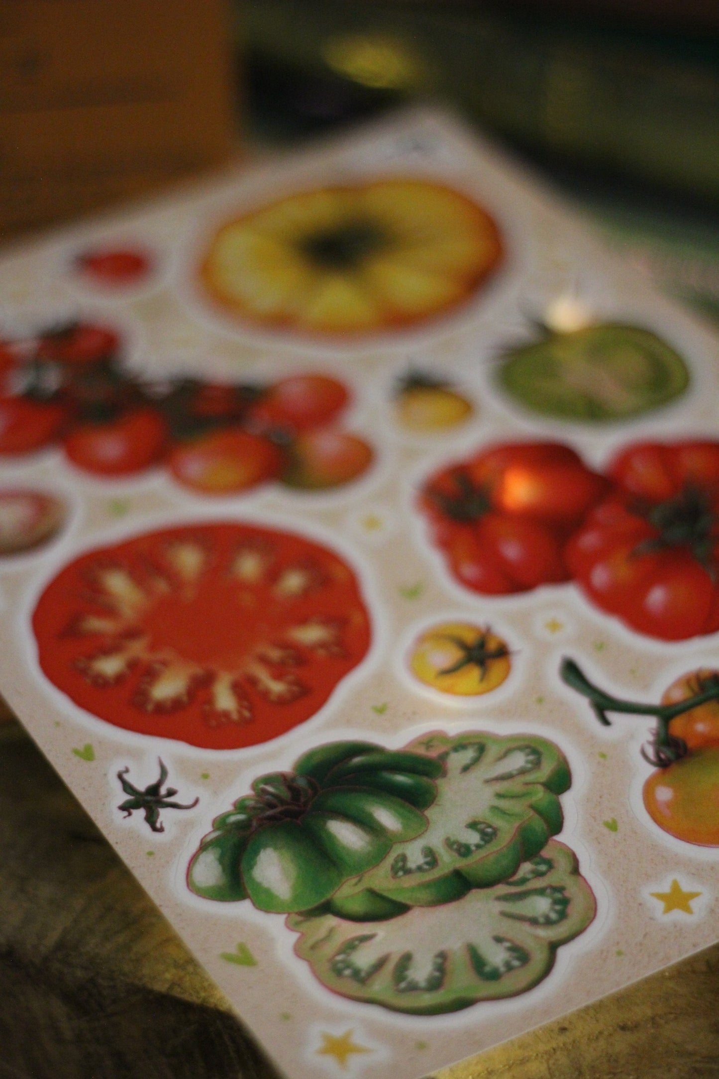 ❃ Planche de stickers tomates ❃