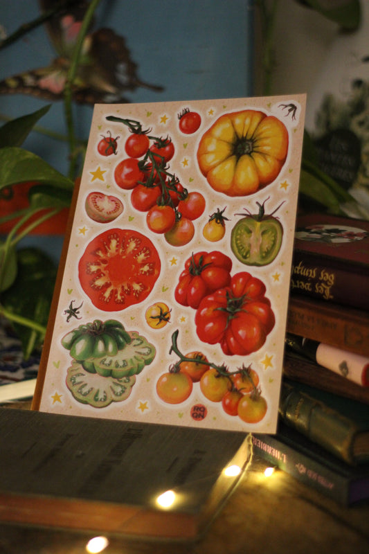 ❃ Planche de stickers tomates ❃