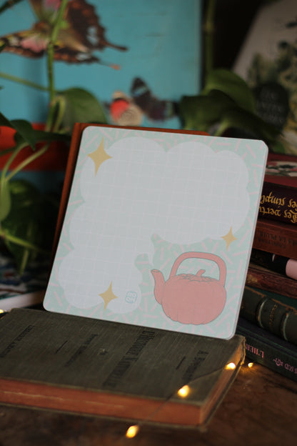 ♡ Grand bloc-note théière ♡