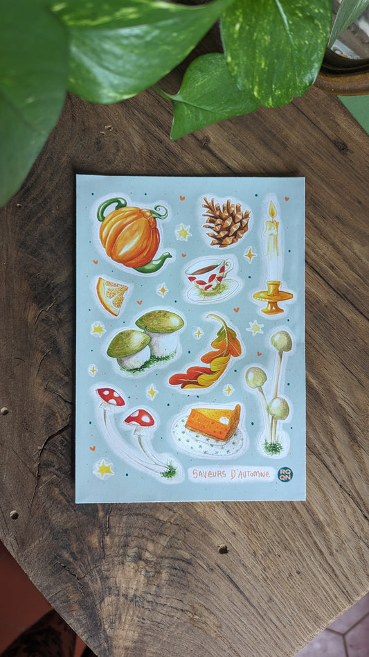 ❃ Planche de stickers d'automne °1 ❃