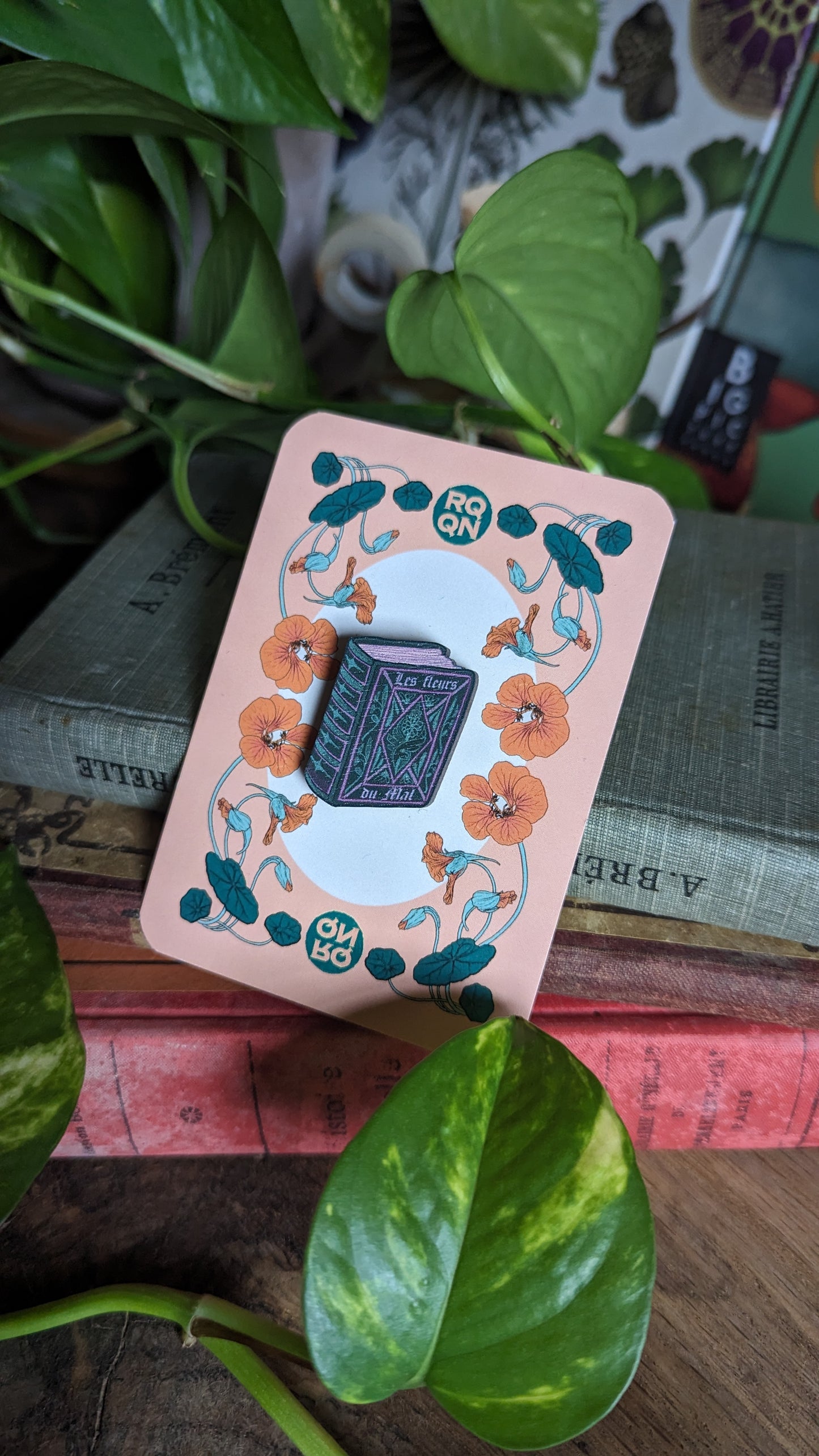 ✦ Pin's livre vert ✦