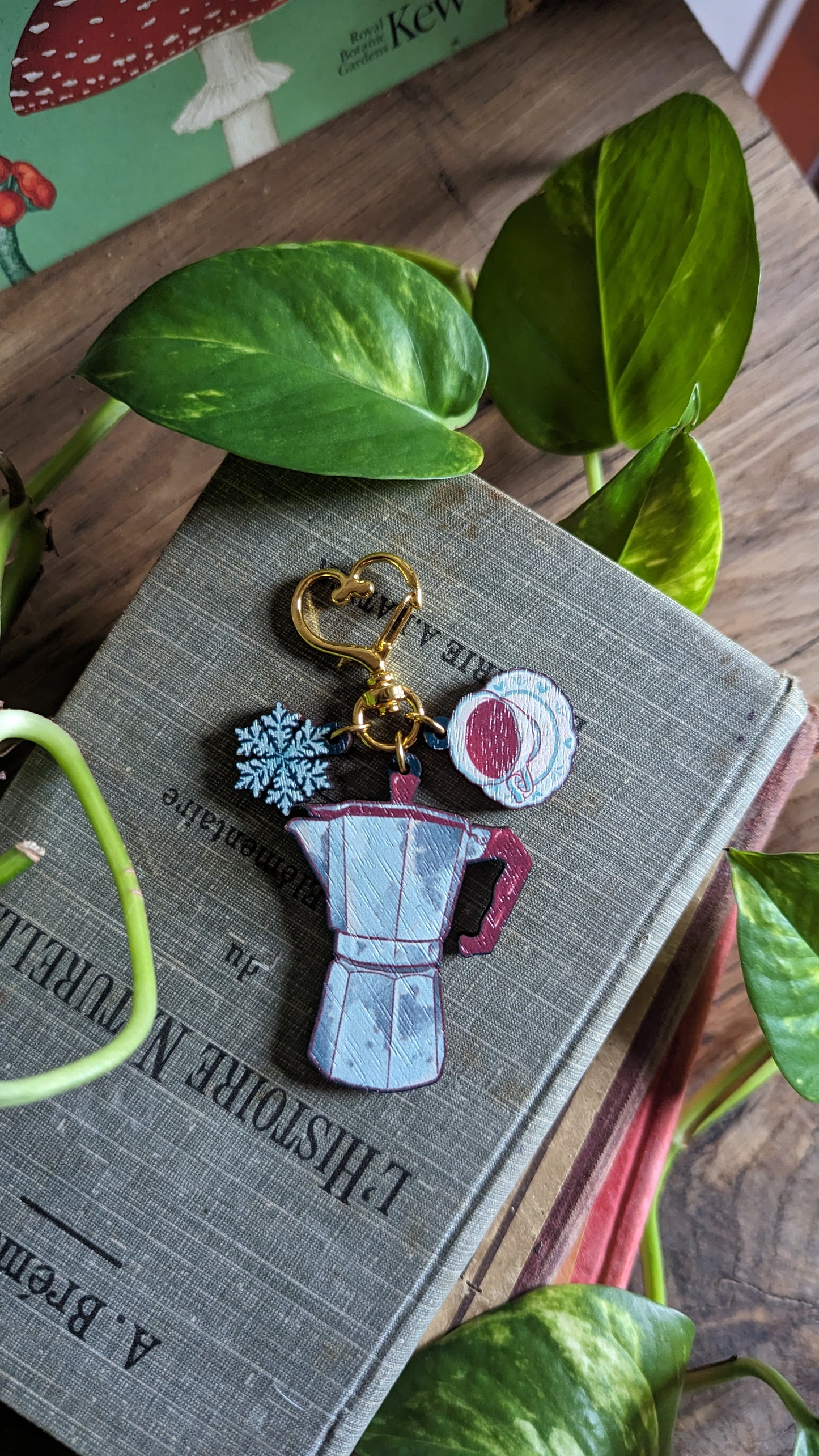 ✺ Porte-clé cafetière ✺