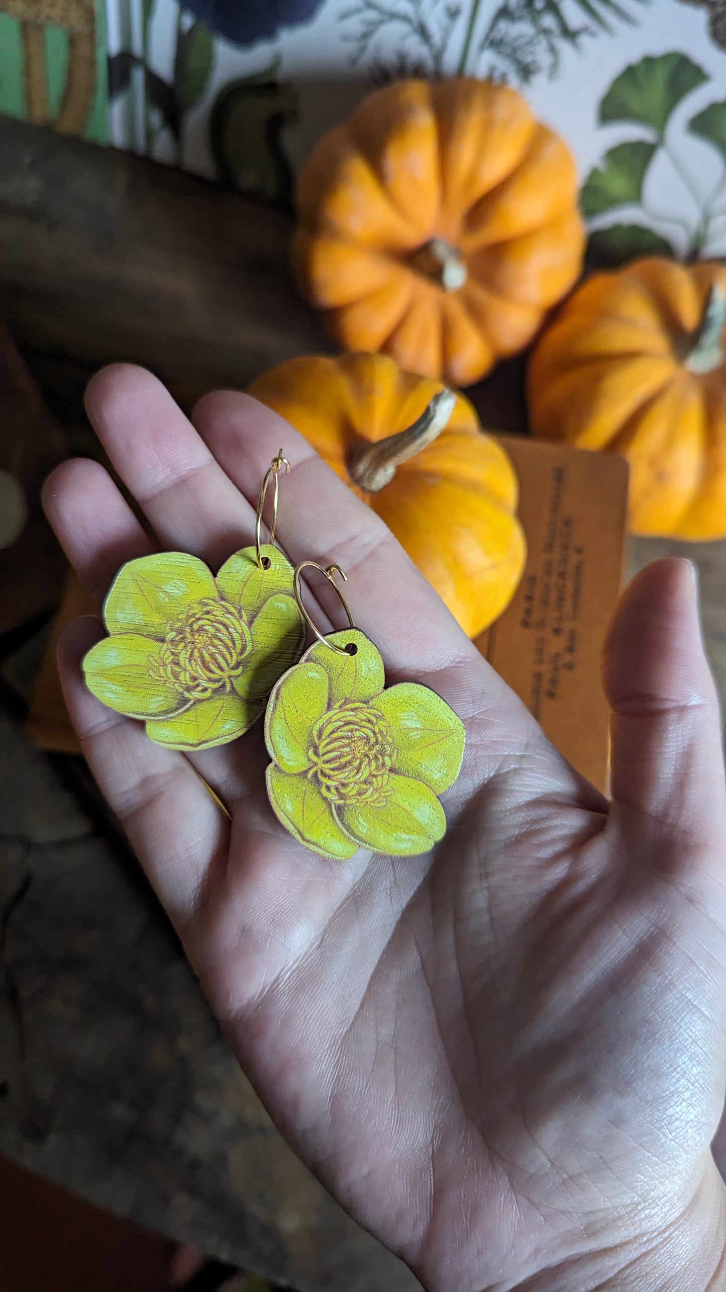 ✵ Boucles Bouton d'or ✵