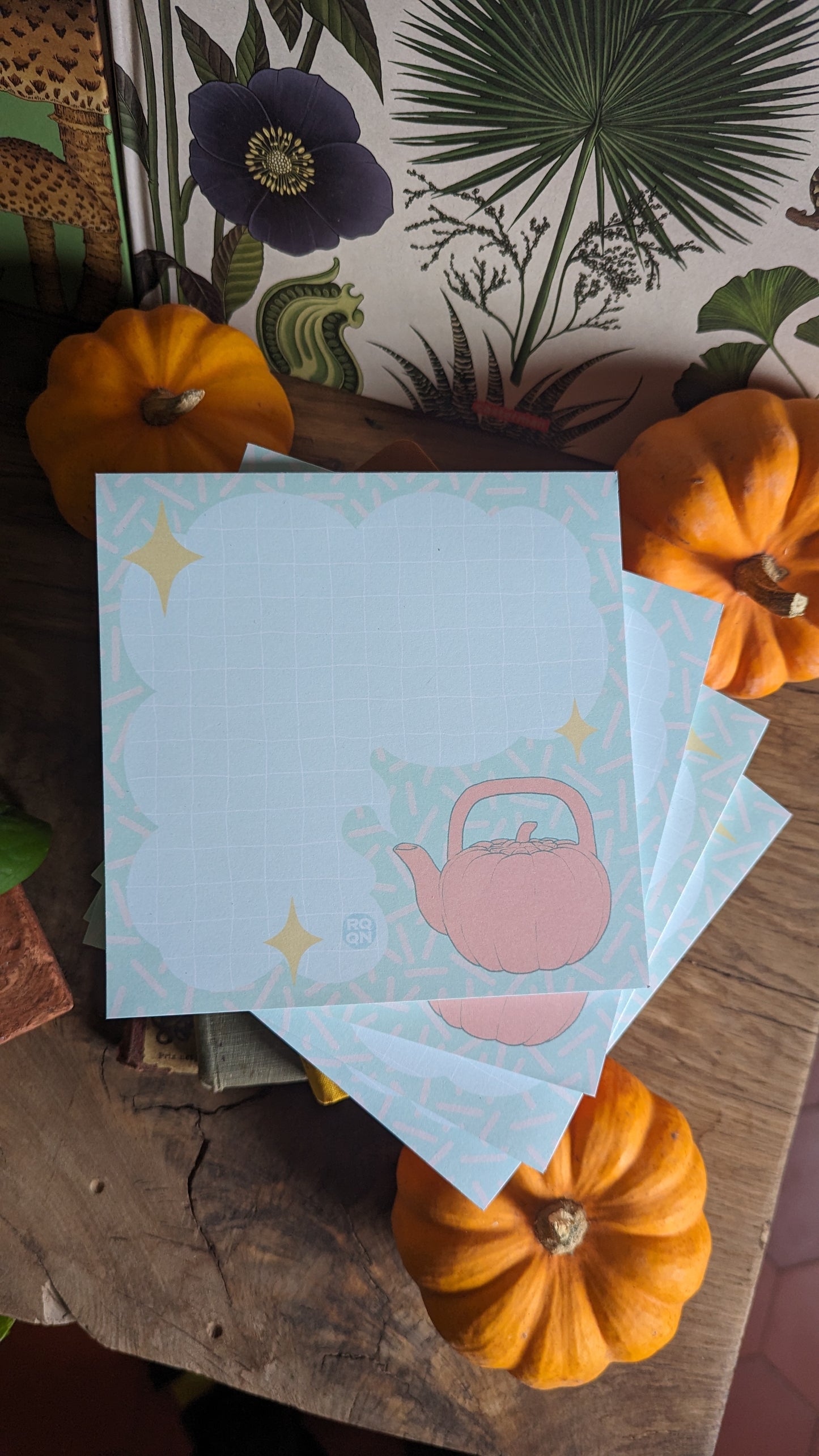 ♡ Grand bloc-note théière ♡