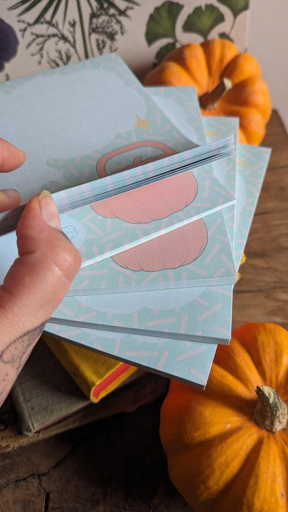 ♡ Grand bloc-note théière ♡